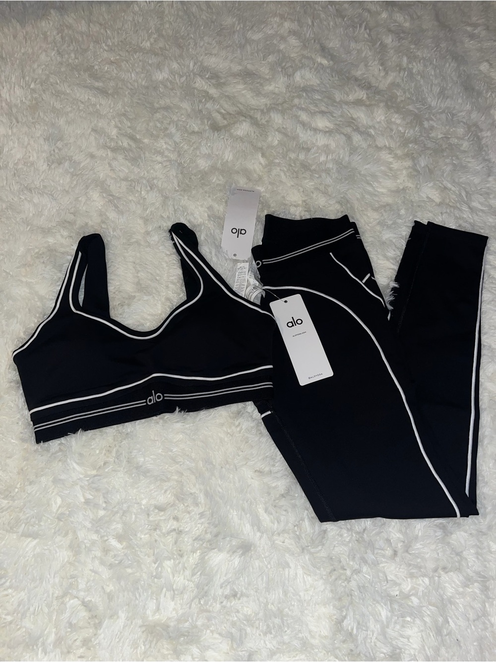 Alo Black Athletic Set NWT